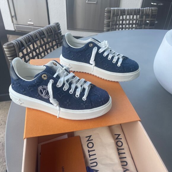 Louis Vuitton Time Out Sneaker Denim - Picture 13 of 14
